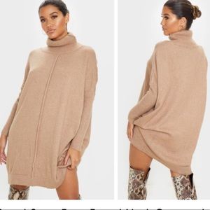Camel oversized sweater